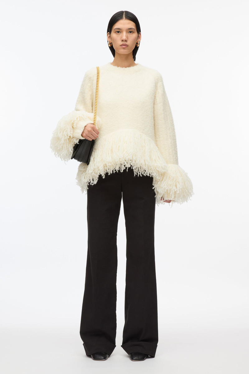3.1 Phillip Lim Boucle Fringe Knit Crewneck outlook