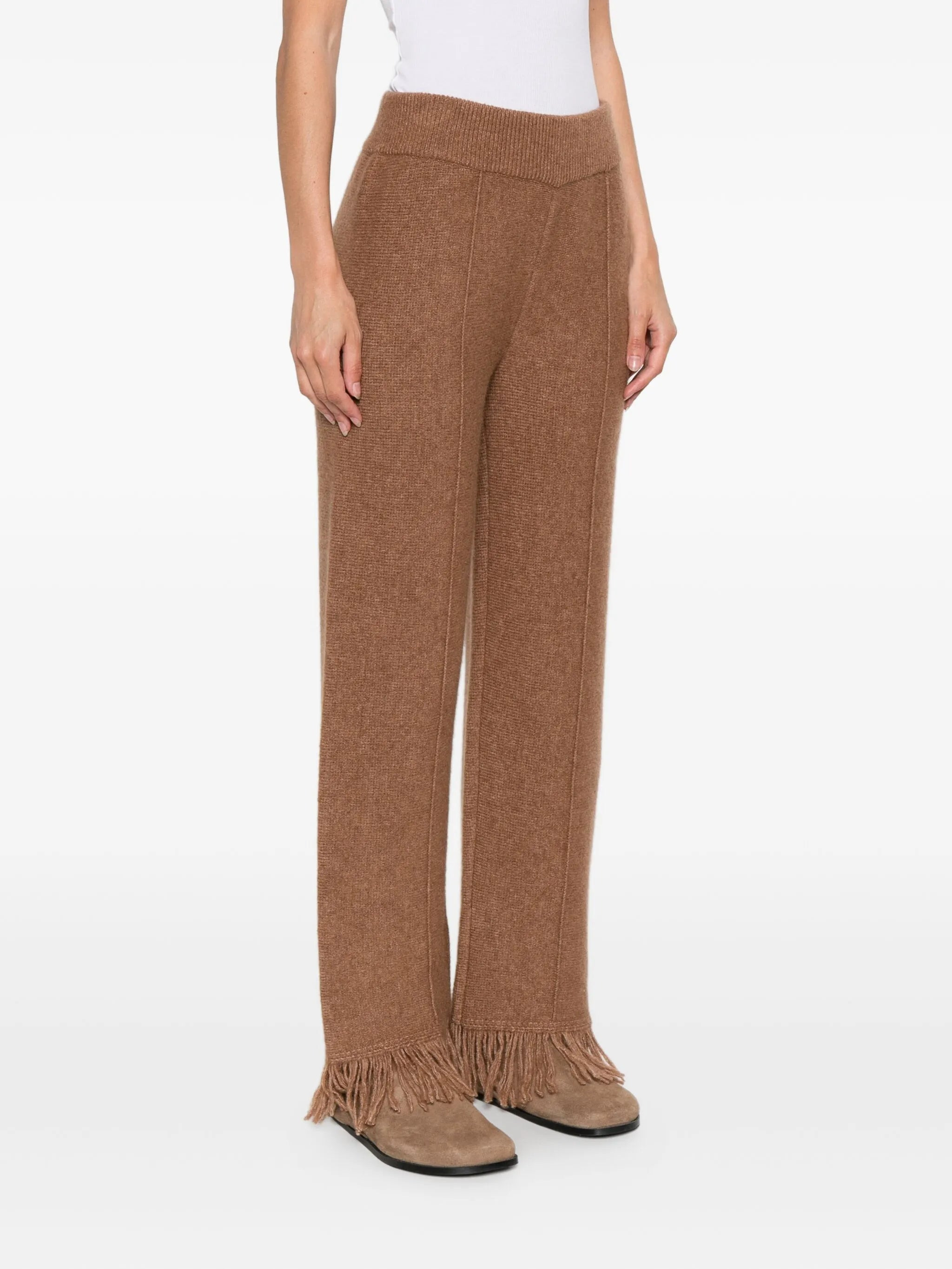 Alanui Fringed Knitted Trousers - 5