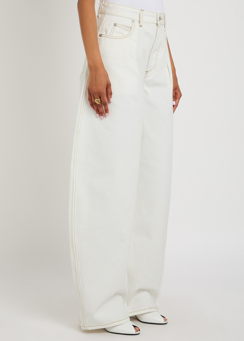 JACQUEMUS Jacquemus Le De-nimes Ovalo Barrel-leg Denim Jeans outlook