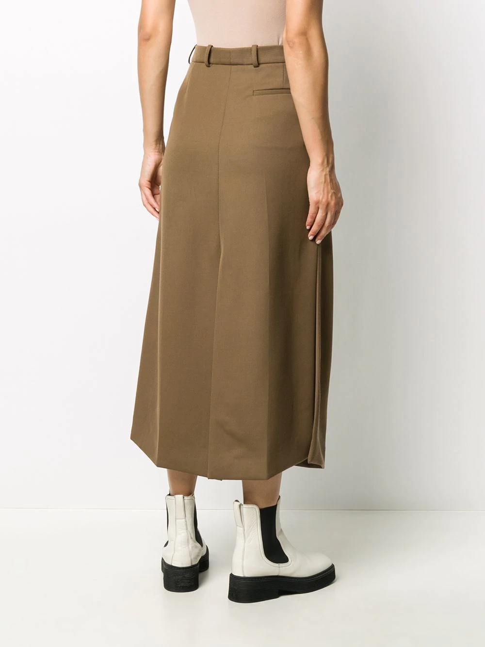 high-waisted maxi skirt - 4