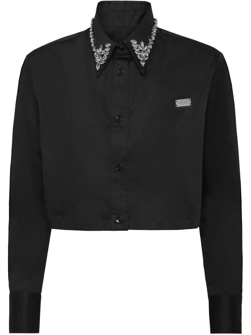 Gothic Plein Cropped shirt 1