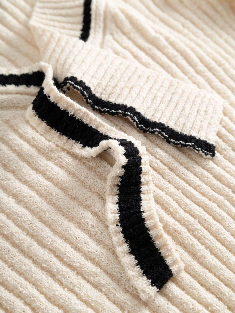 Varsity knitted top 5