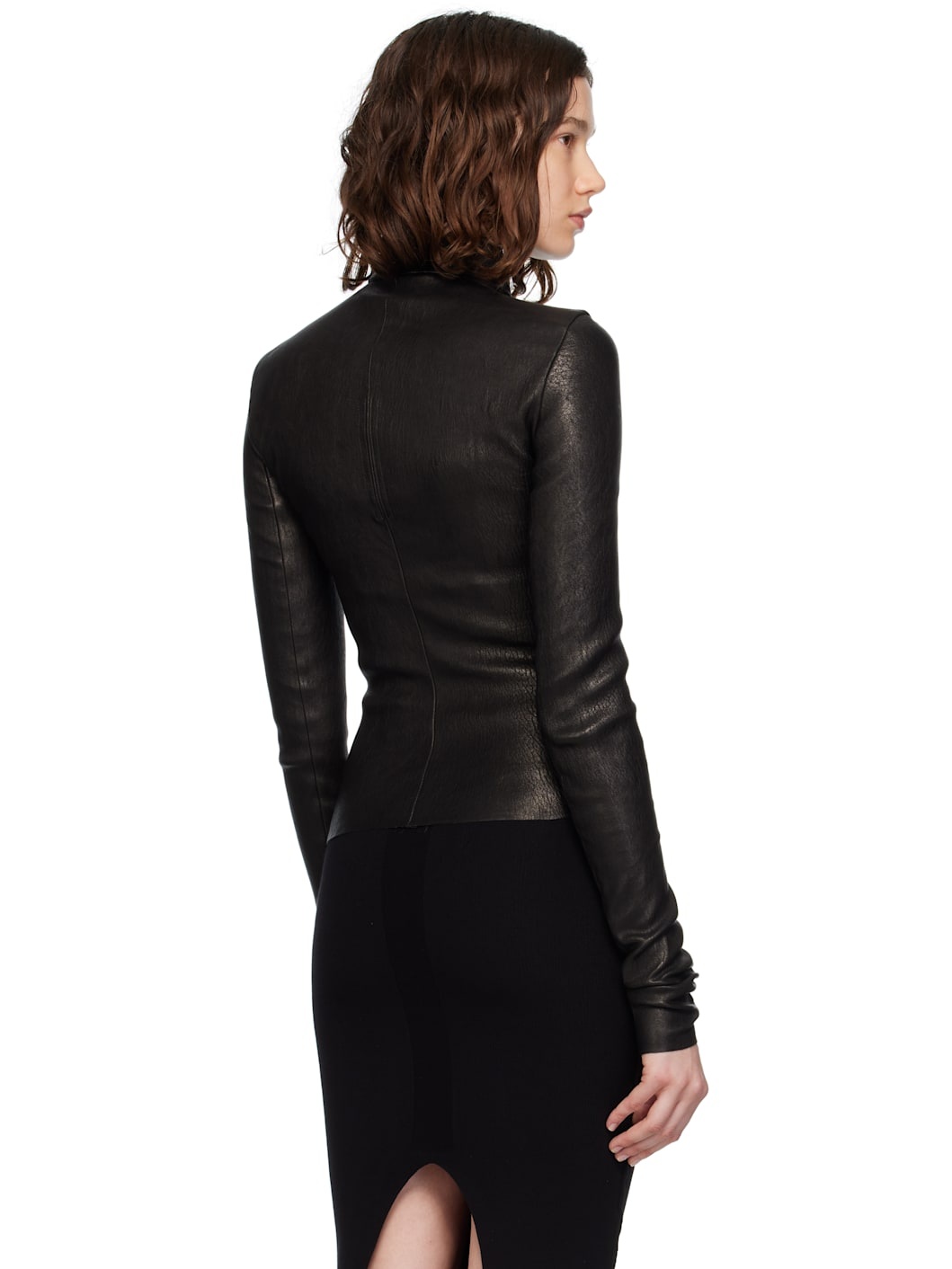 Black Concordians Gary Leather Jacket - 3