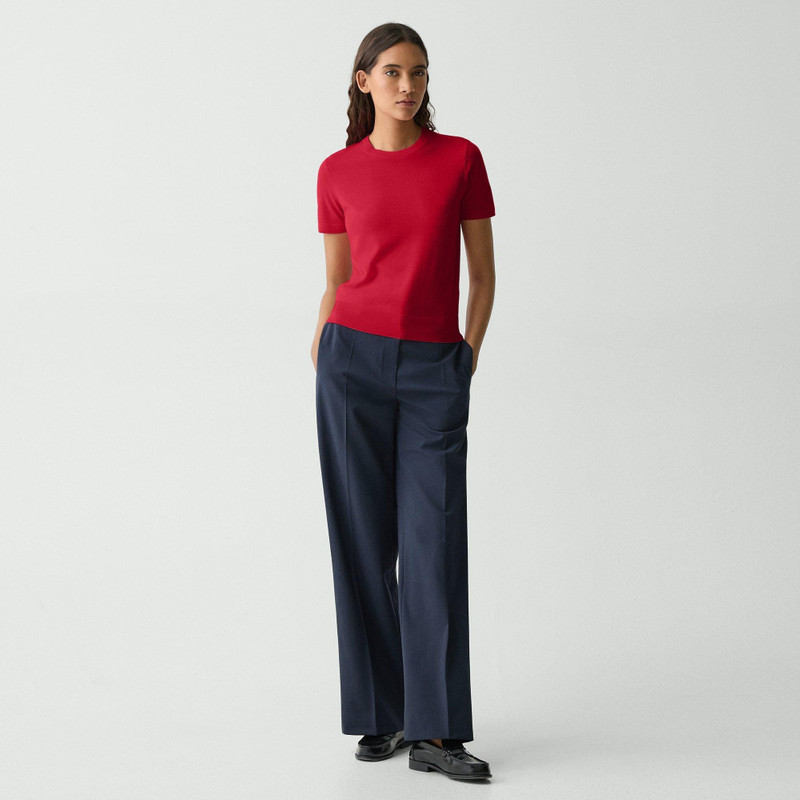 Theory Sweater Tee in Regal Wool outlook