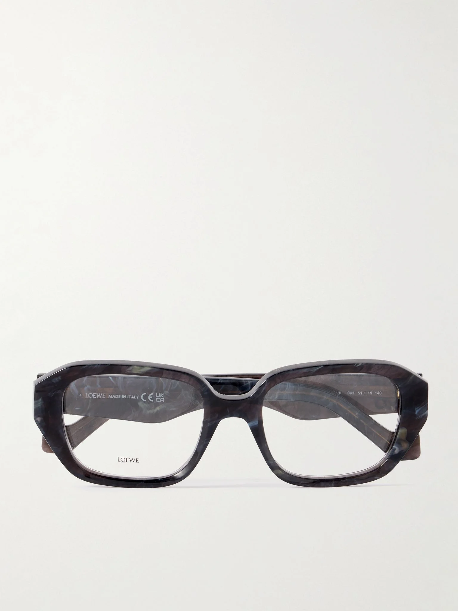 Anagram Geometric Acetate Glasses Gray - 1