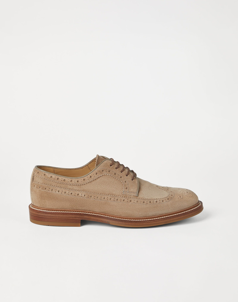 Suede longwing brogues 5