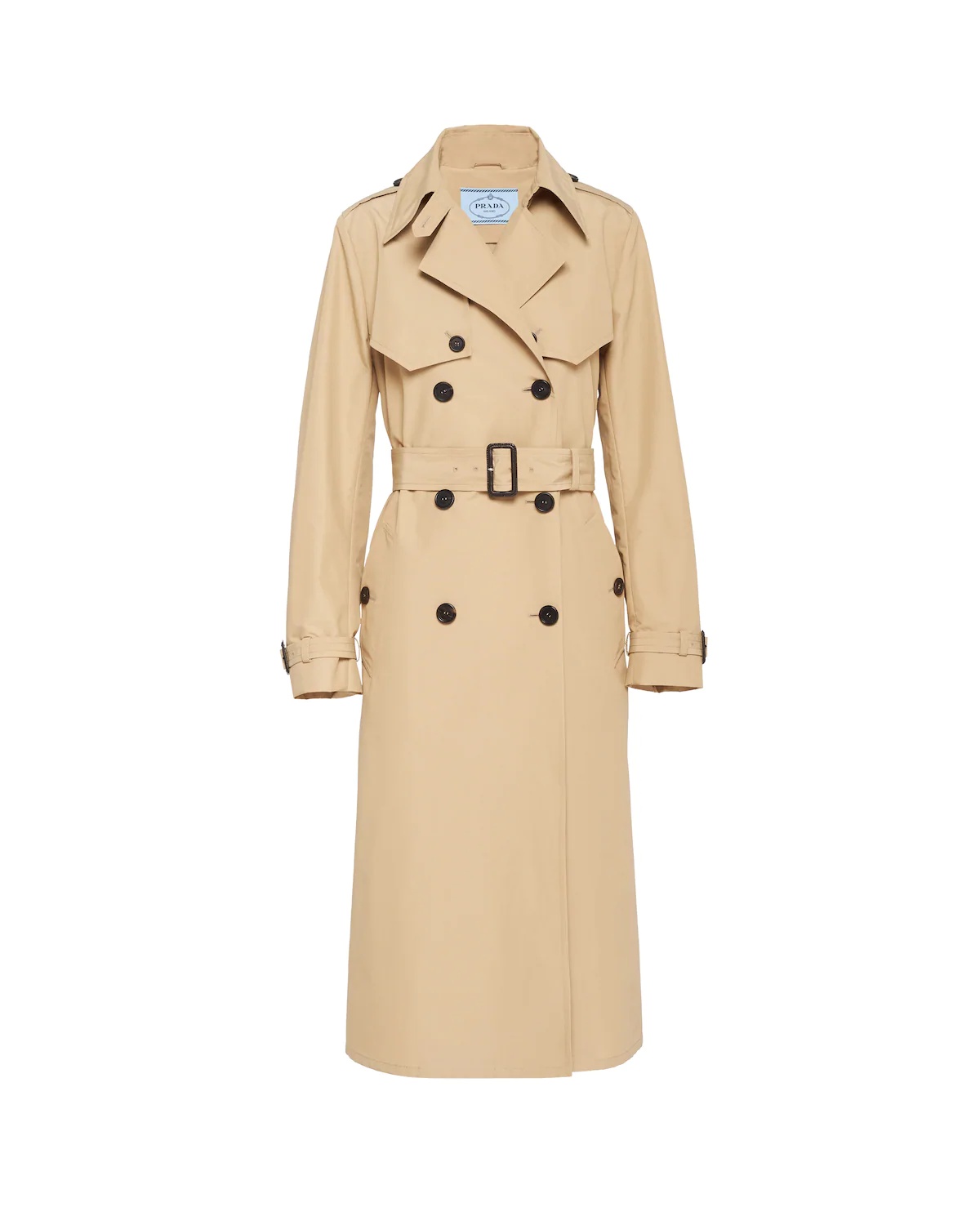 Technical poplin trench coat - 1