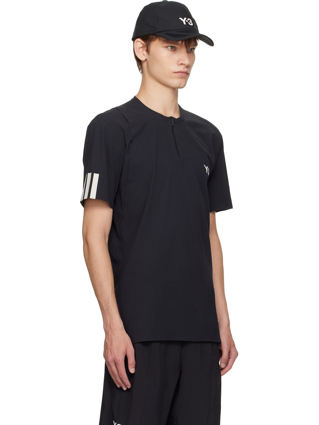 Black US Open Tennis Freelift Zip Pro T-shirt - 2
