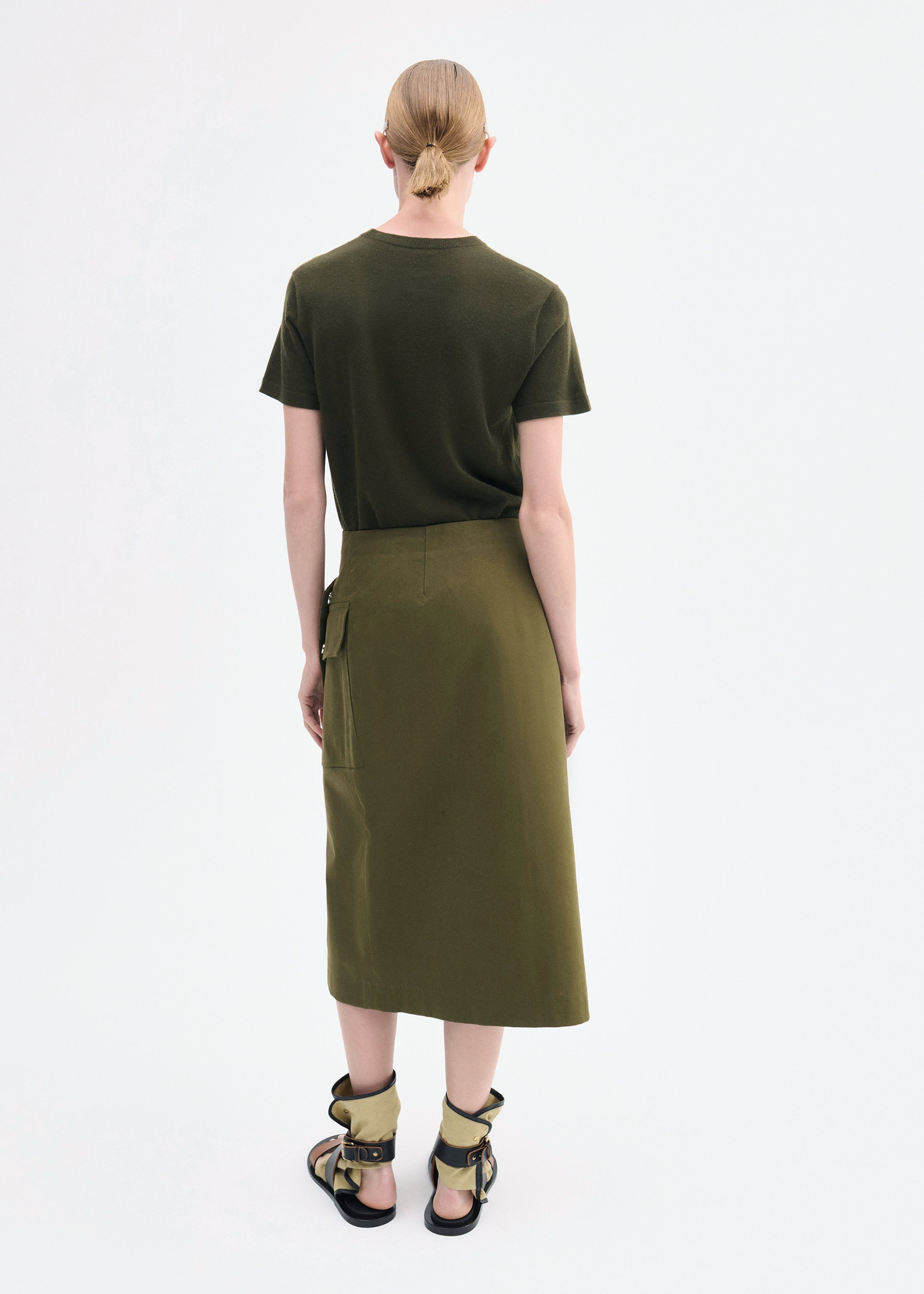 Relaxed Tee in Fine Cashmere - 5