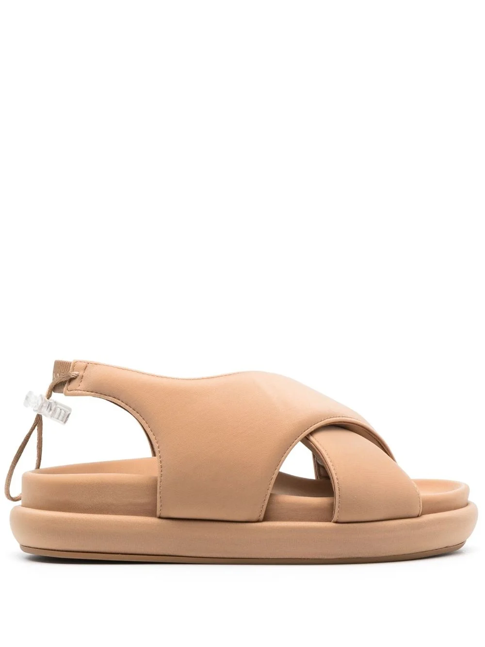 padded-design sandals - 1