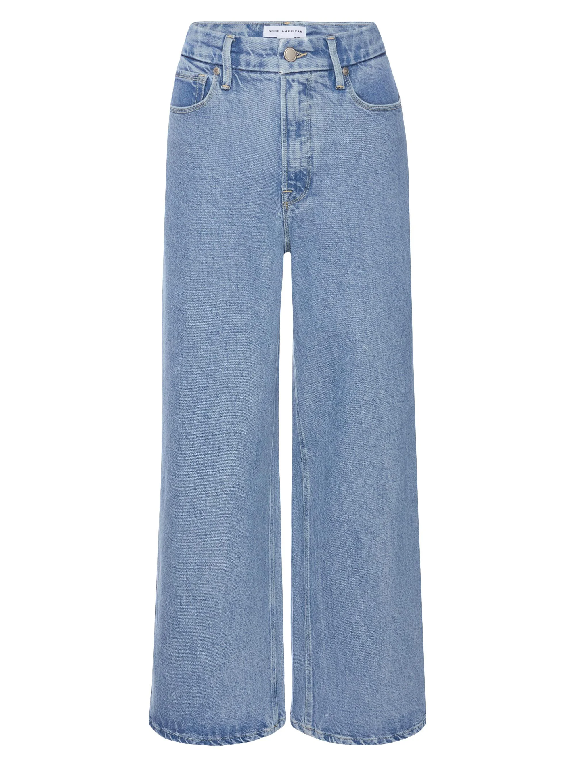 Women's Soft Tech Good Skate Wide Crop Jeans - Indigo - 1