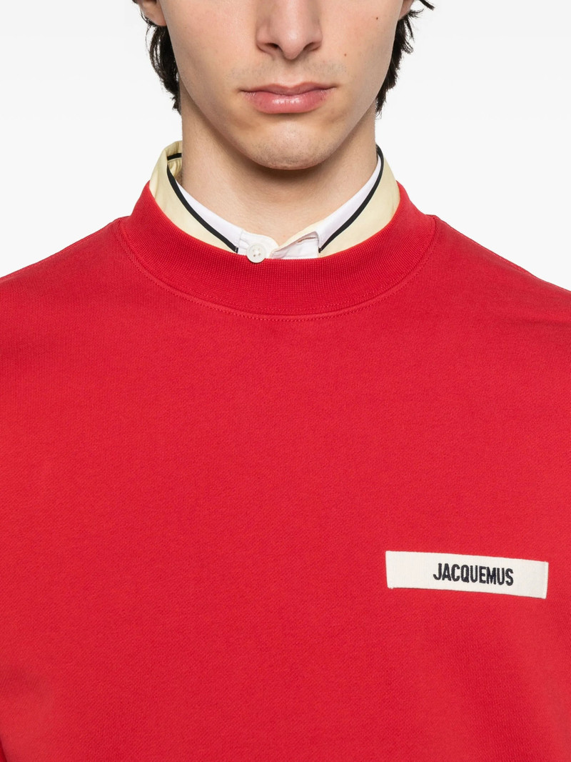 JACQUEMUS Jacquemus The Gros Grain Crew-neck Sweatshirt outlook
