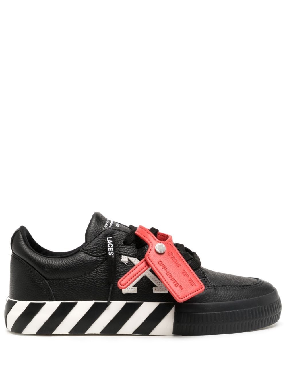 Off White Low Vulcanized leather sneakers REVERSIBLE