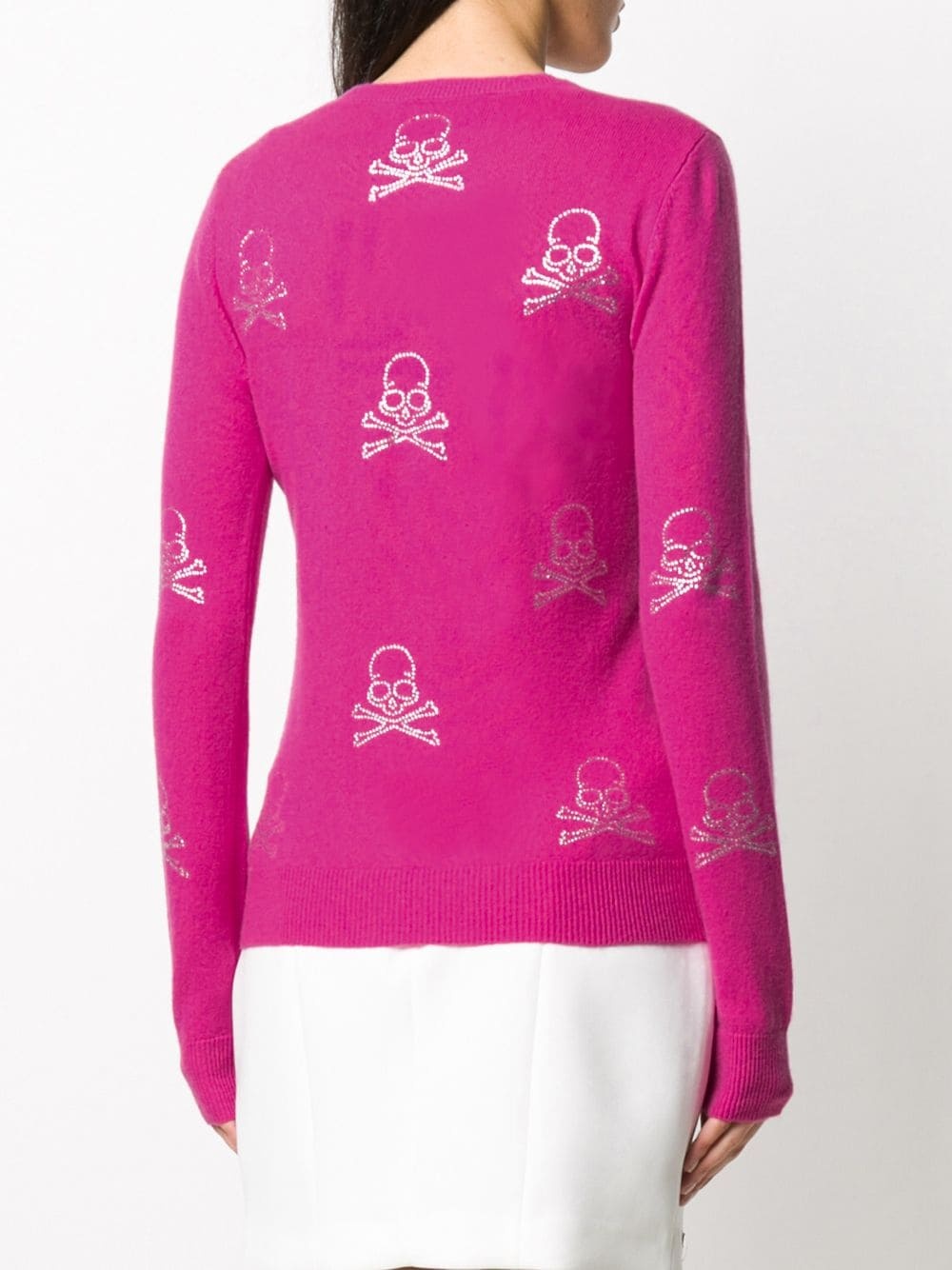 crystal skull monogram jumper - 4