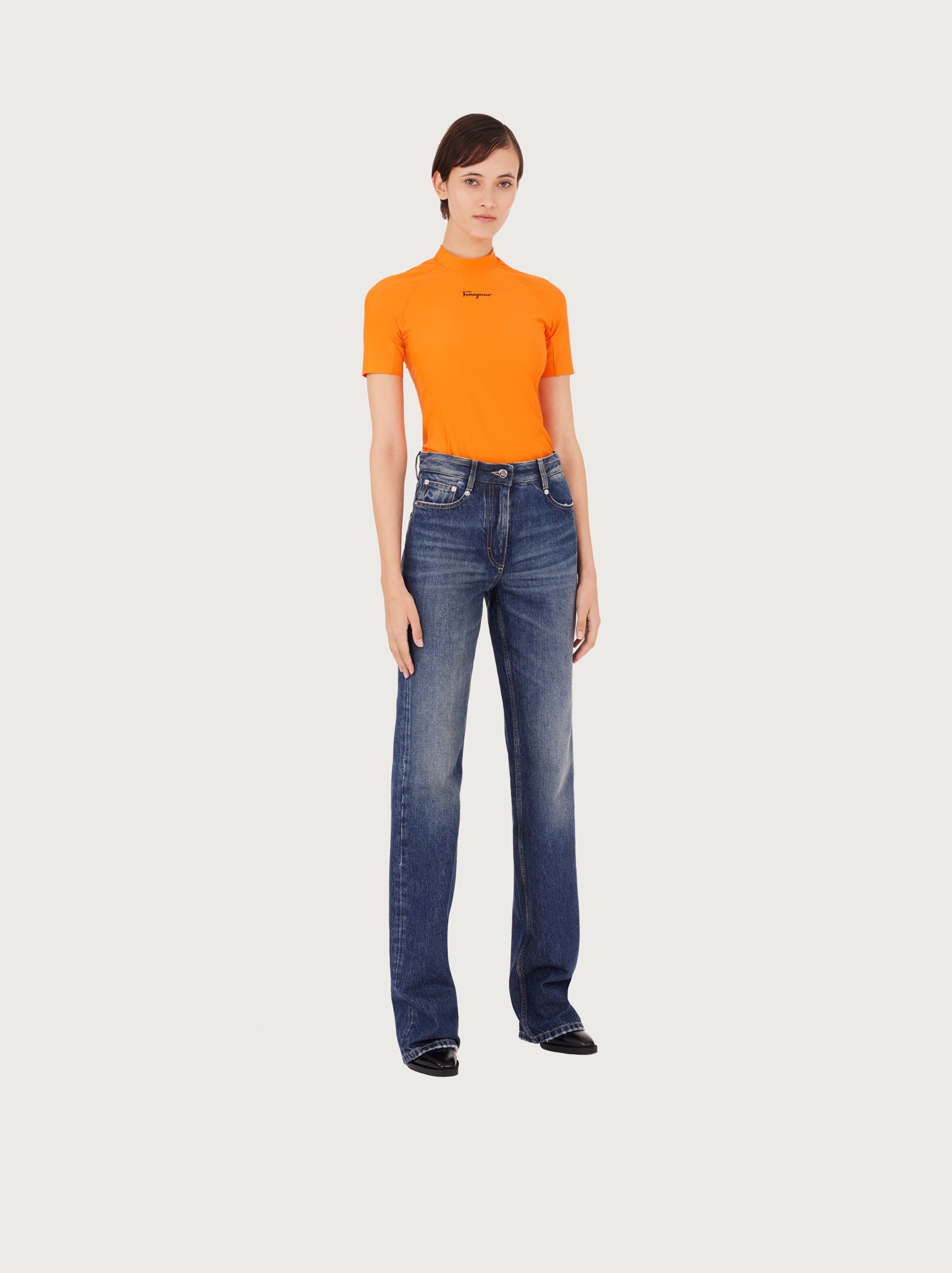 Denim 5 pocket trouser - 7