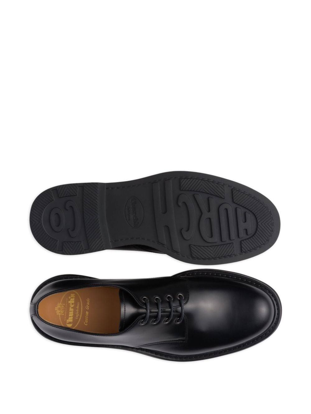 Haverhill lace-up leather derby shoes - 4