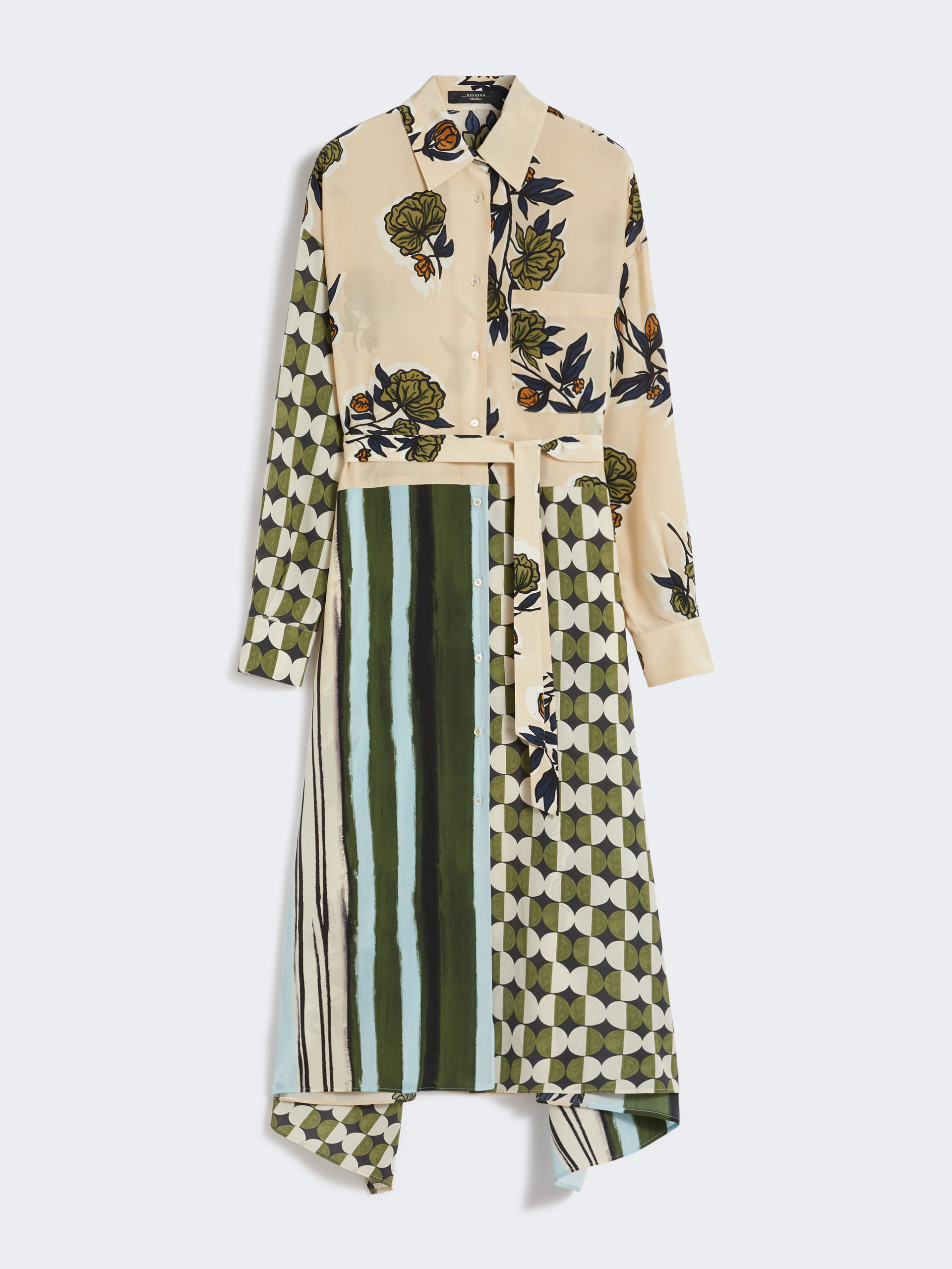 PASSO Silk crêpe de Chine dress - 1