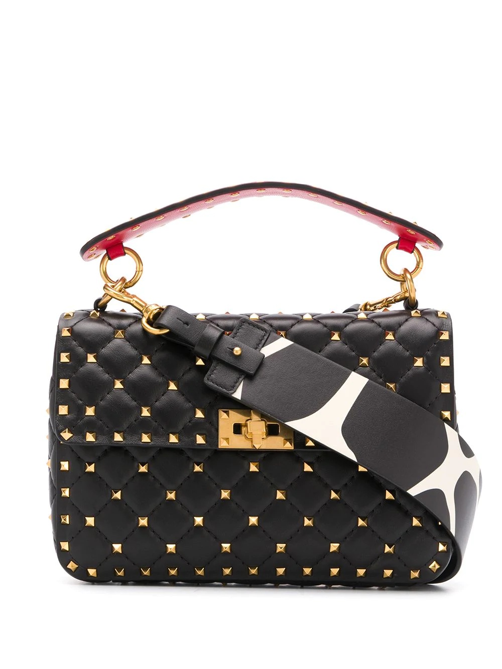 Rockstud spike shoulder bag - 1