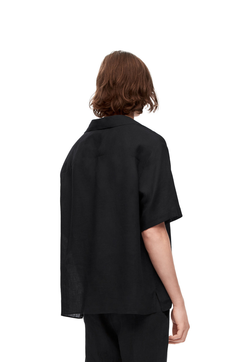 Bowling shirt in linen 4