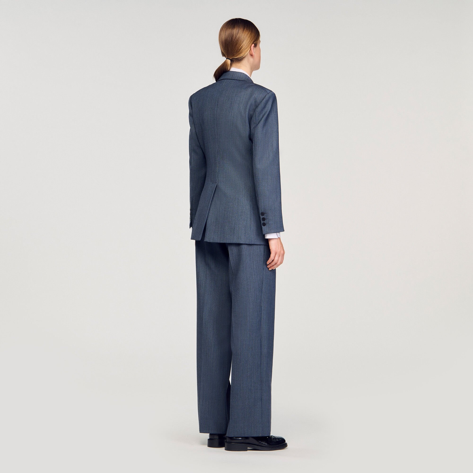 STRIPED TAILORED JACKET - 5