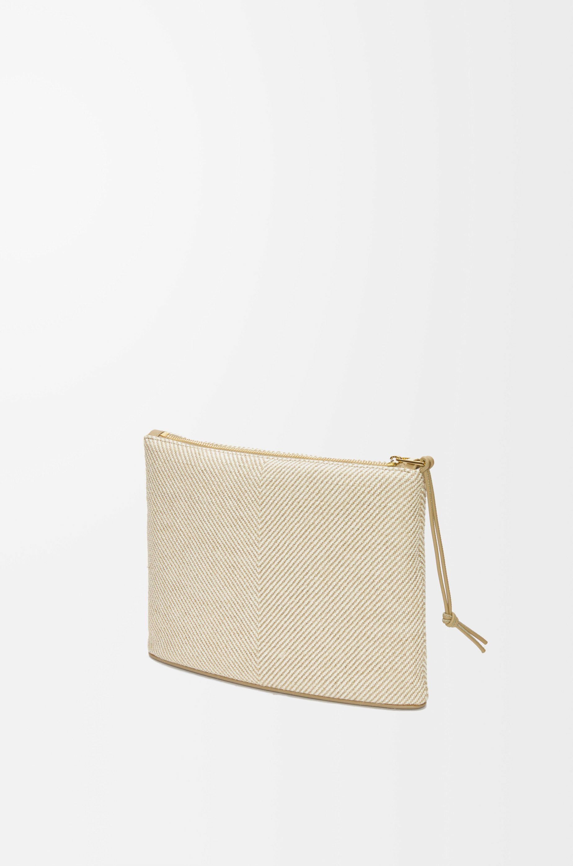 Oblong pouch in LOEWE jacquard and calfskin - 2