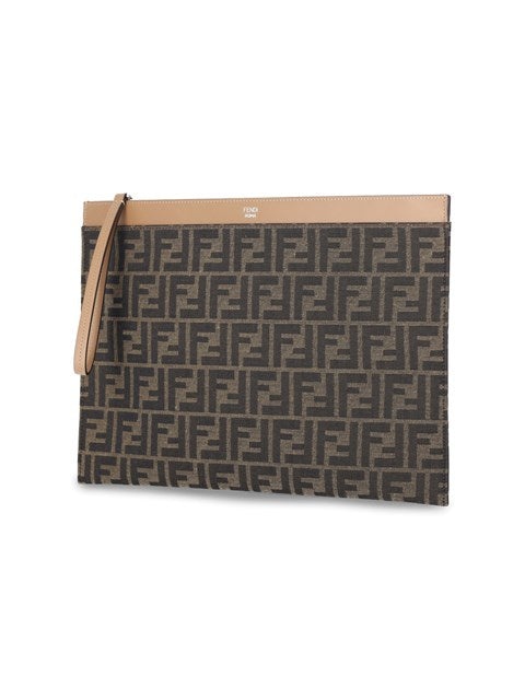 Fendi Men Ff' Large Flat Pouch - 2