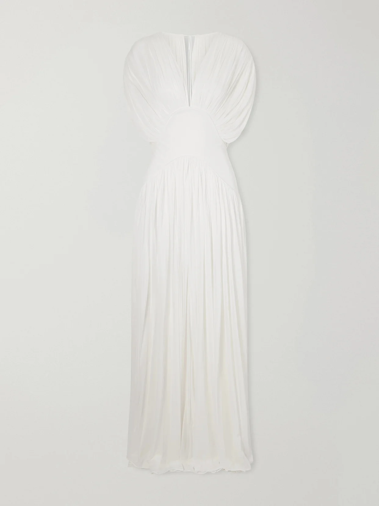 Lyla Gathered Jersey Gown - 1