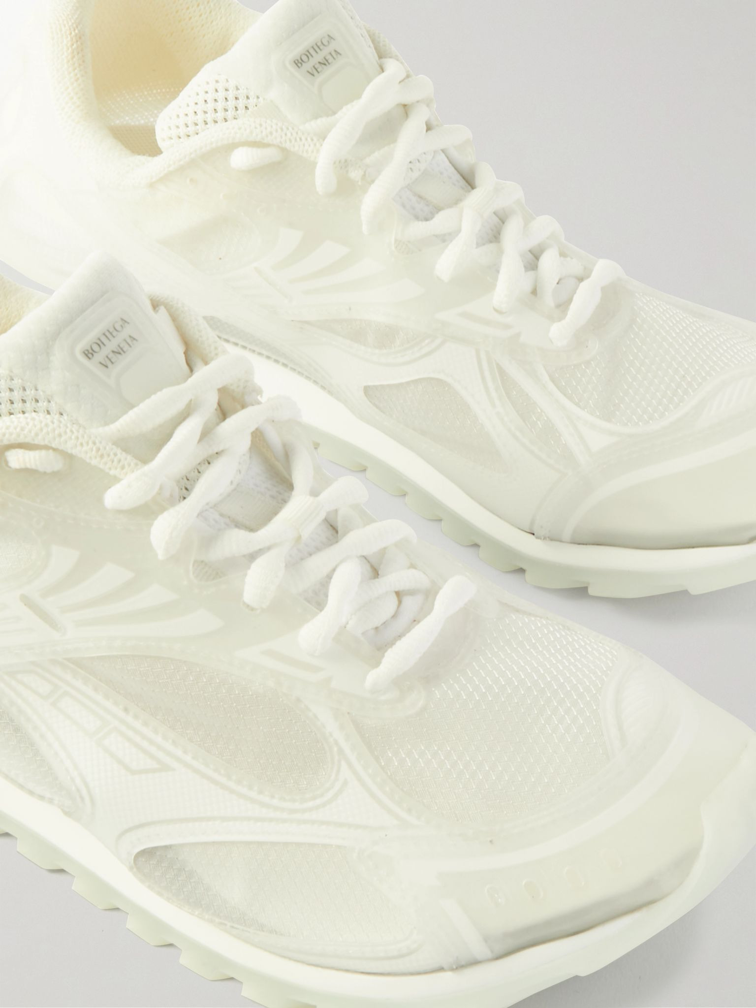 Orbit rubber and mesh sneakers White - 4