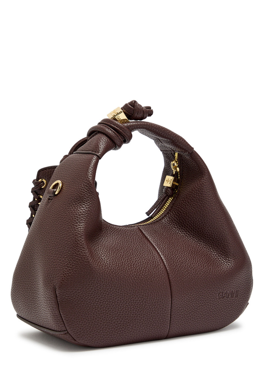 Ganni Mini Leather Hobo bag - 2