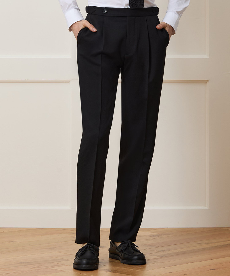 TODD SNYDER Italian Gabardine Side Tab Trouser outlook