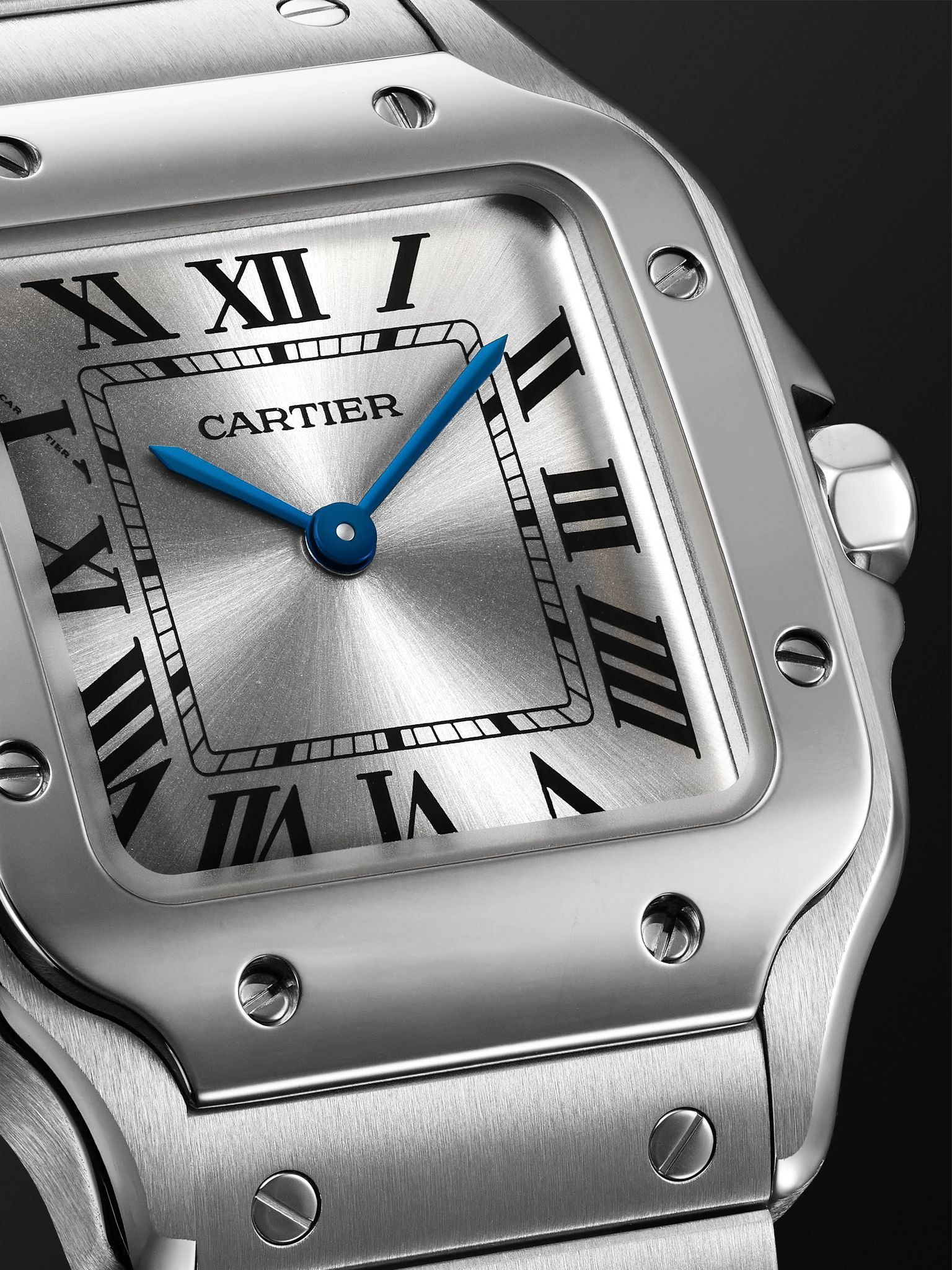 Santos de Cartier Small 34.5mm Stainless Steel Interchangeable and Leather Watch, Ref. No. CRWSSA008 - 5