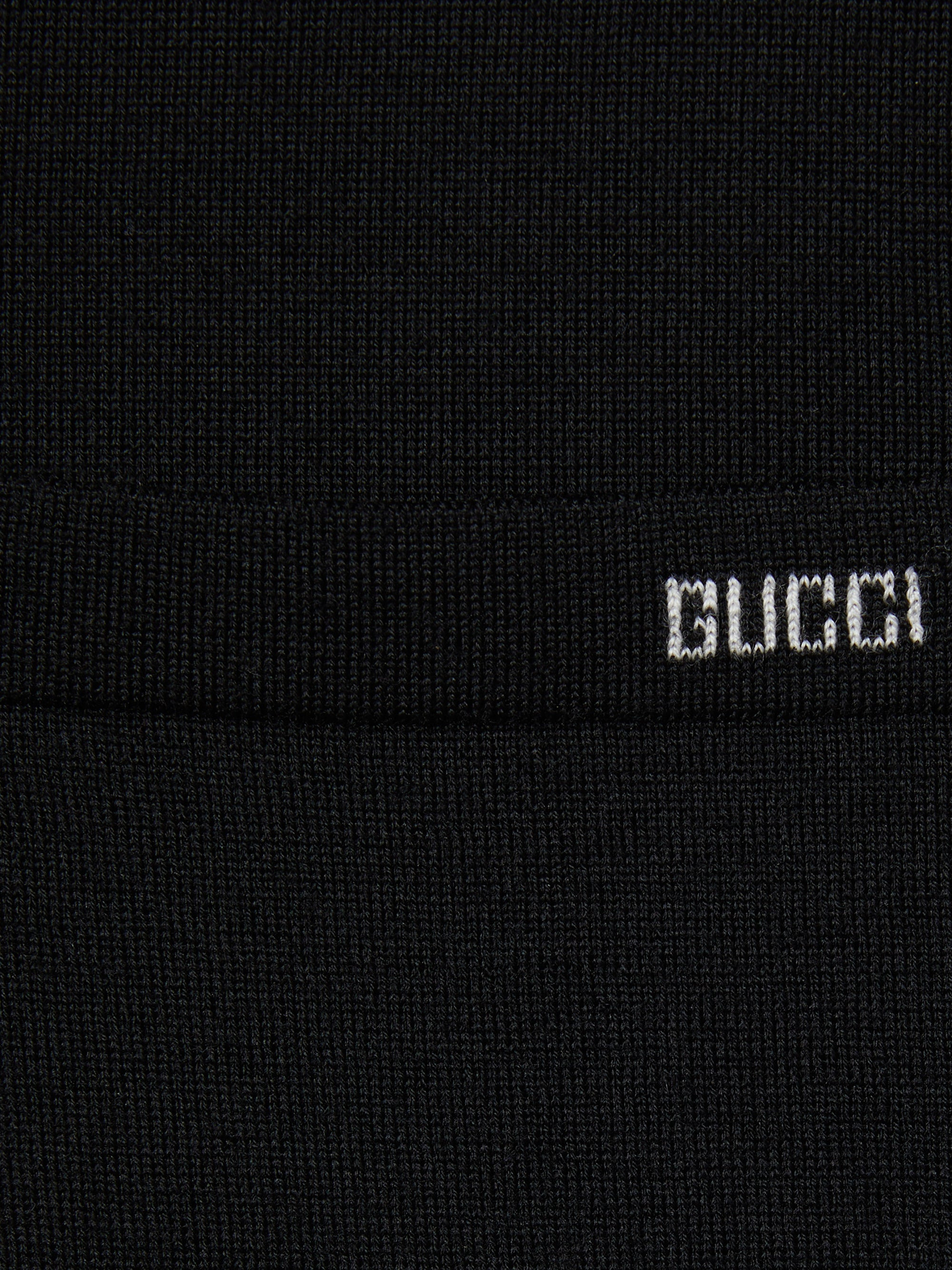 Gucci Men Wool Knit Polo - 2