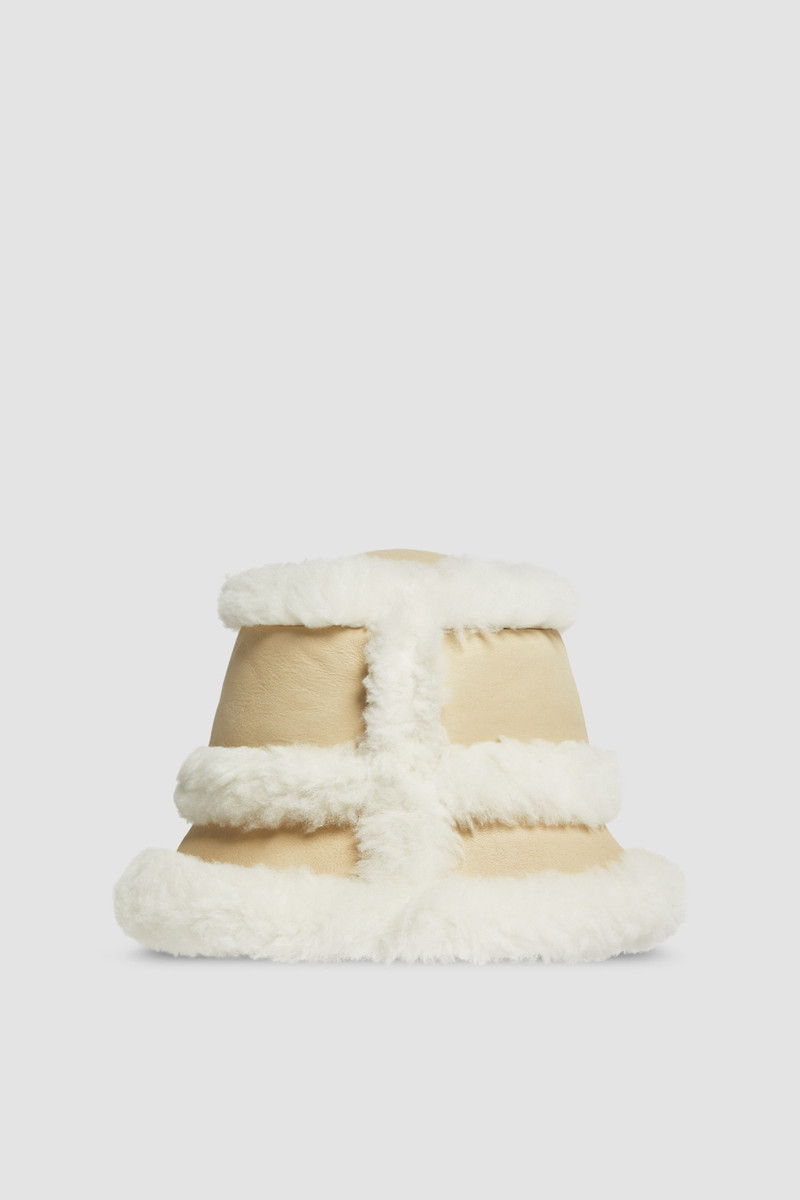 Reversible Shearling Bucket Hat 4