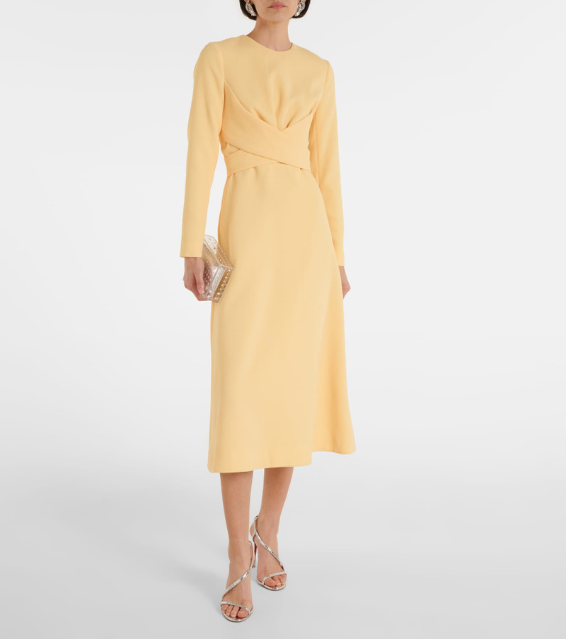EMILIA WICKSTEAD Elta crêpe midi dress outlook