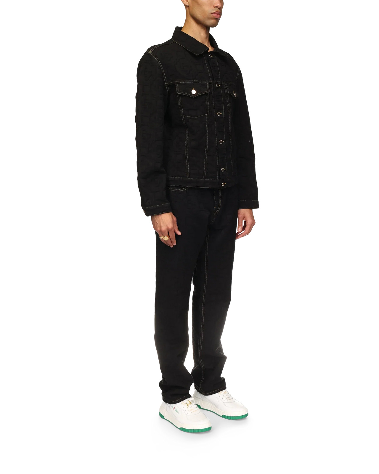 Monogram Jacquard Denim Jacket - 5
