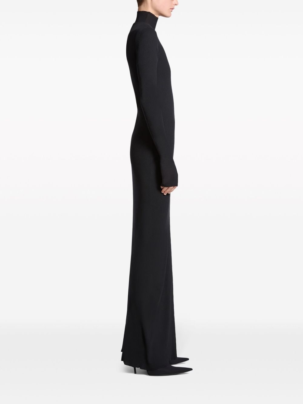 Cover technical-knit maxi dress - 4