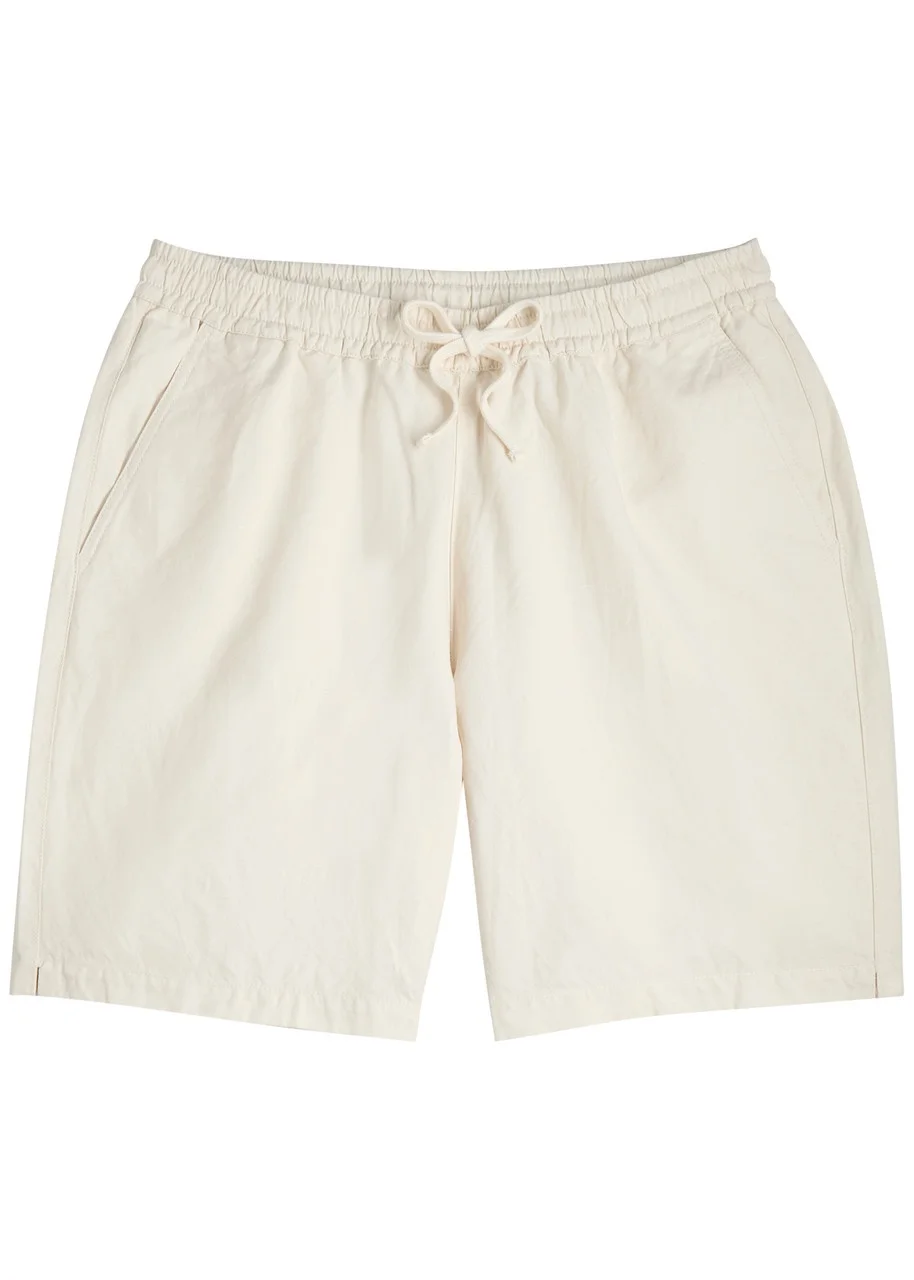 Universal Works Simple Linen-blend Shorts - 1
