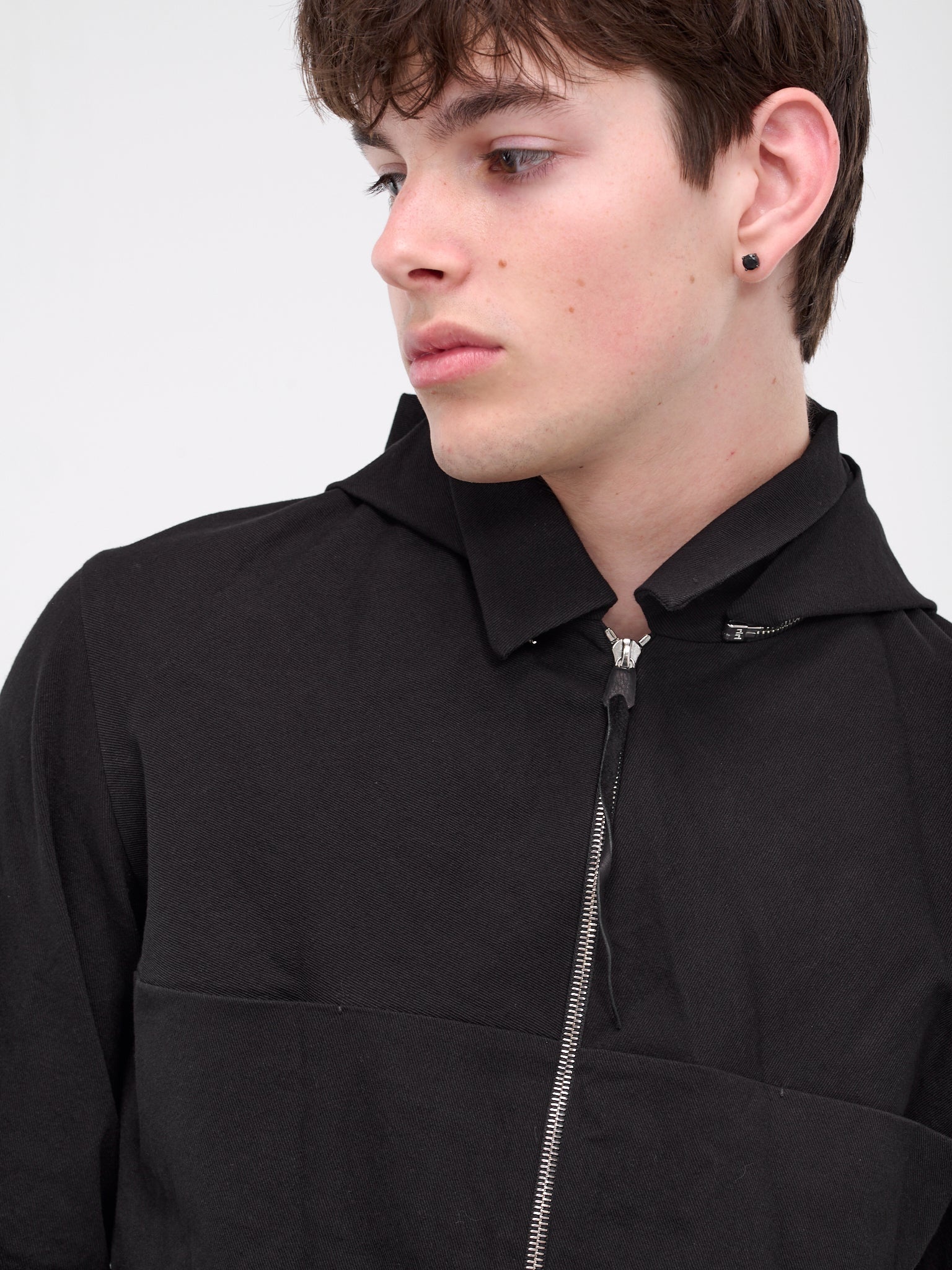 Detachable Hood 4-Pocket Jacket - 4