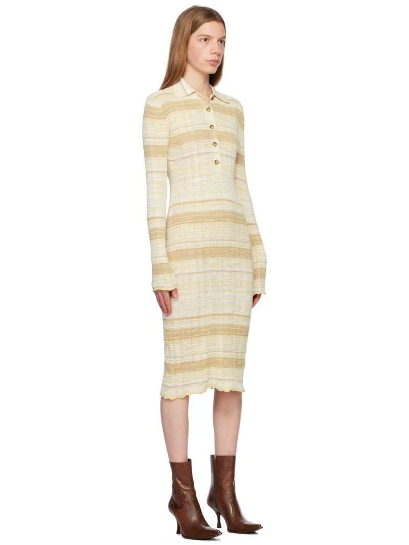 SSENSE Exclusive Beige Midi Dress 2