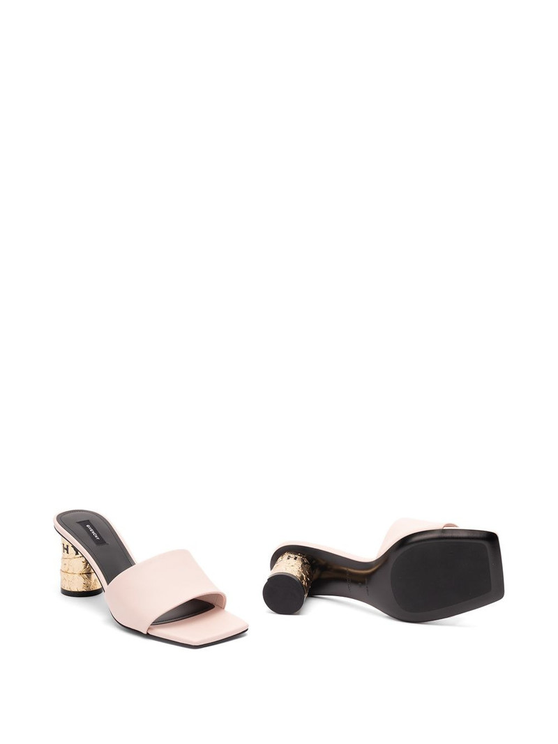 Givenchy Tape Heeled leather sandals outlook