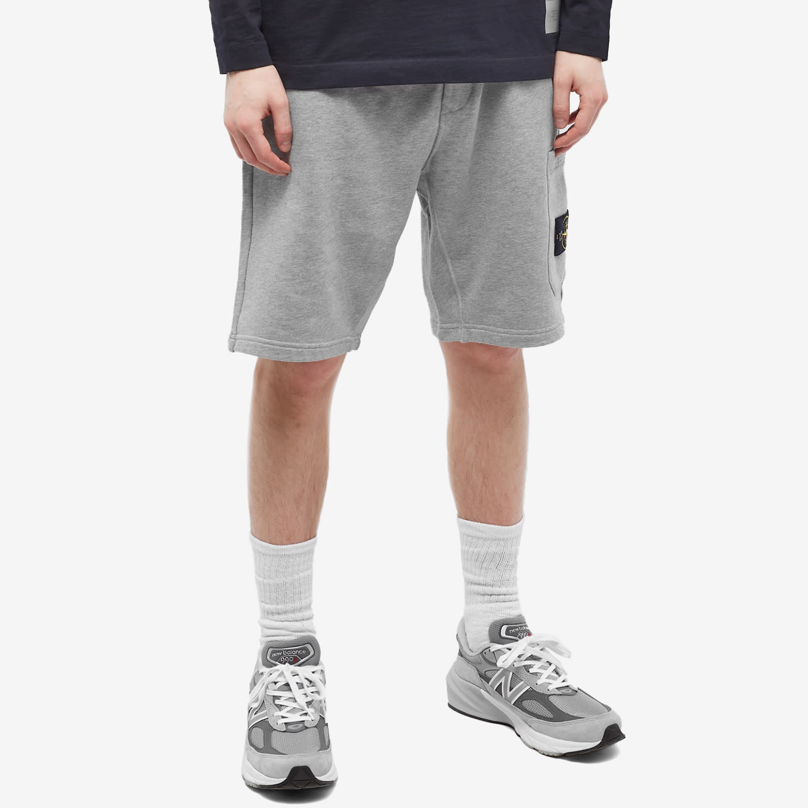 Stone Island Garment Dyed Sweat Shorts - 2