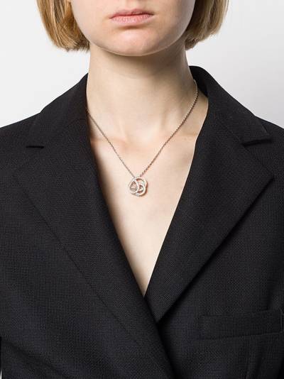 Boucheron 18kt white gold diamond pendant necklace outlook