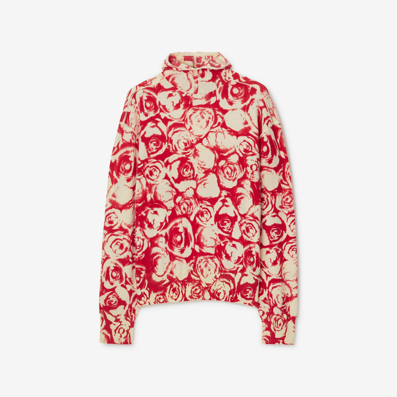 Rose Wool Hoodie - 1