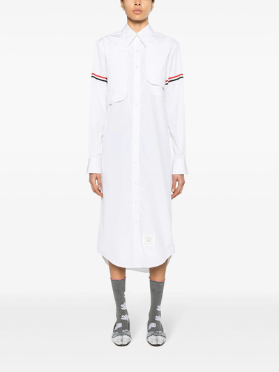 Thom Browne Cotton Armband Easy Fit Maxi Shirtdress outlook