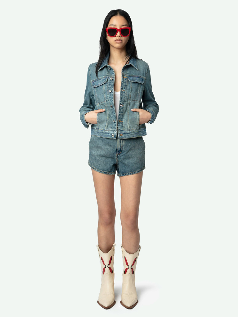 Zadig & Voltaire Kioky Denim Jacket outlook