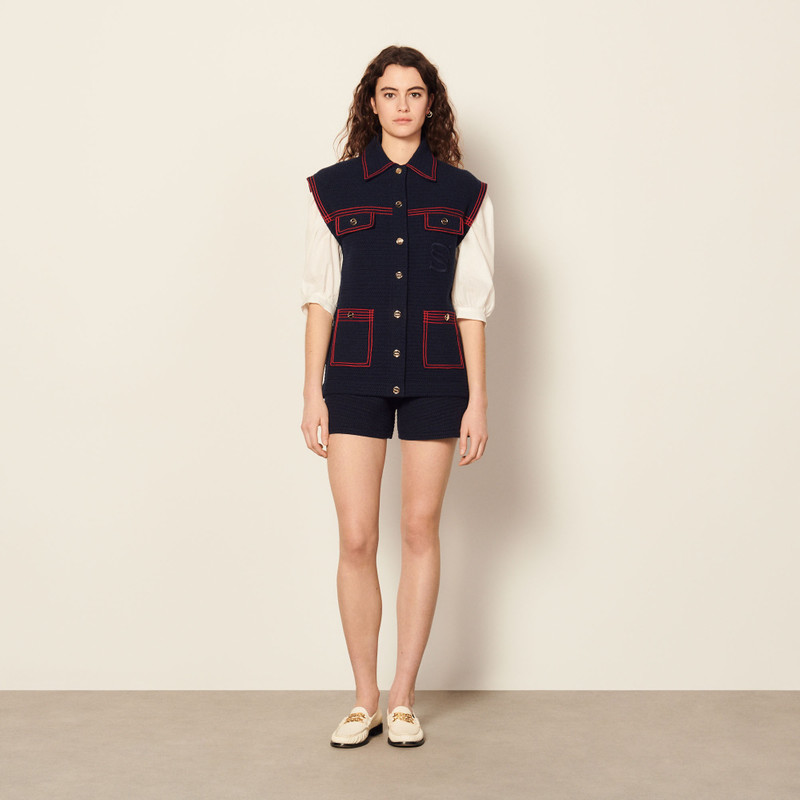 Sleeveless coatigan 7