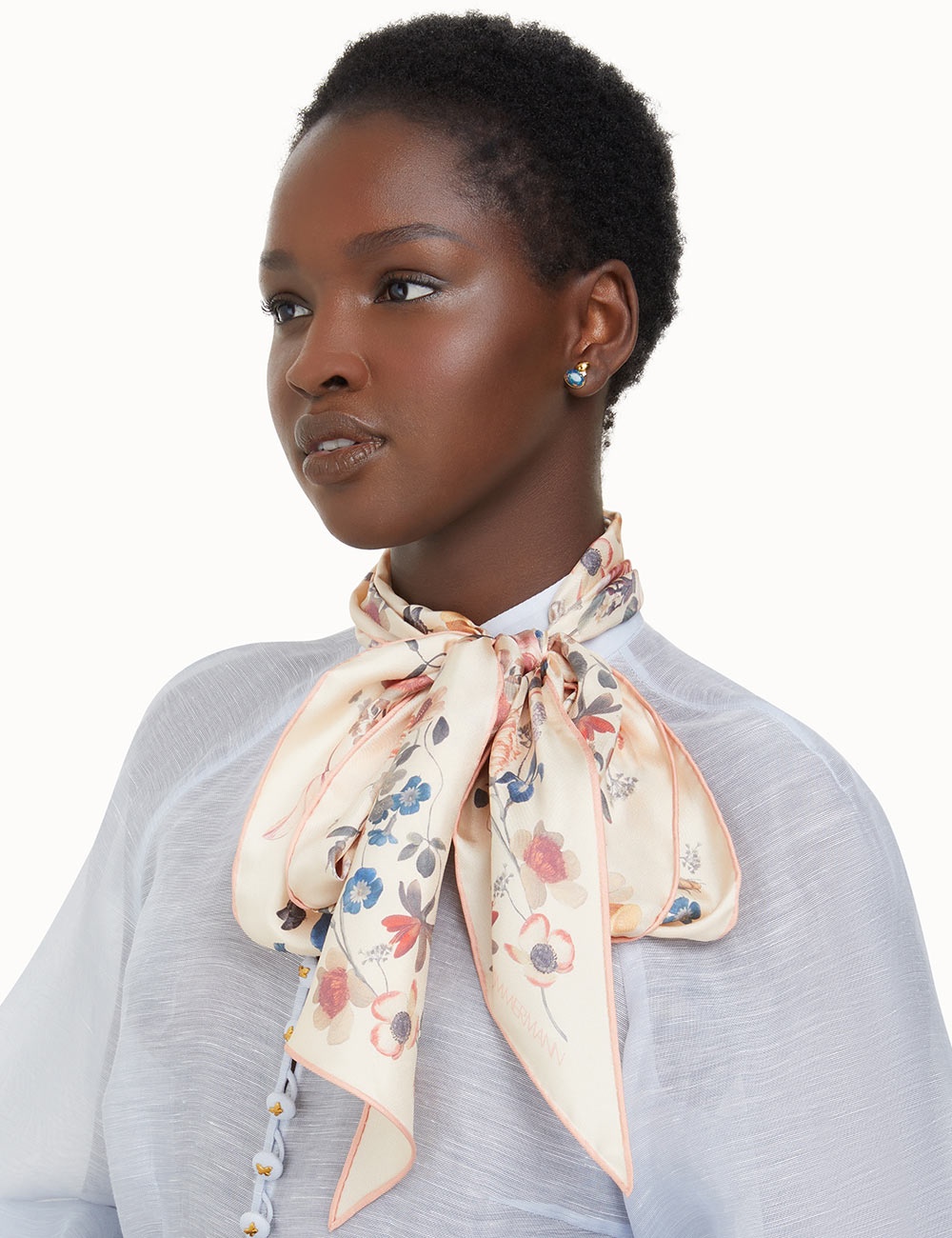 SILK NECK SCARF - 2