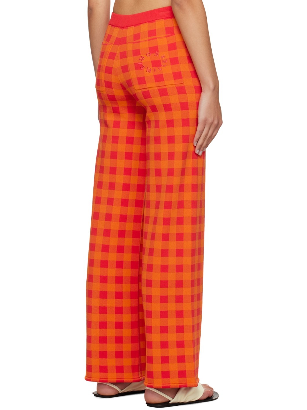 Orange Jabber Trousers - 3