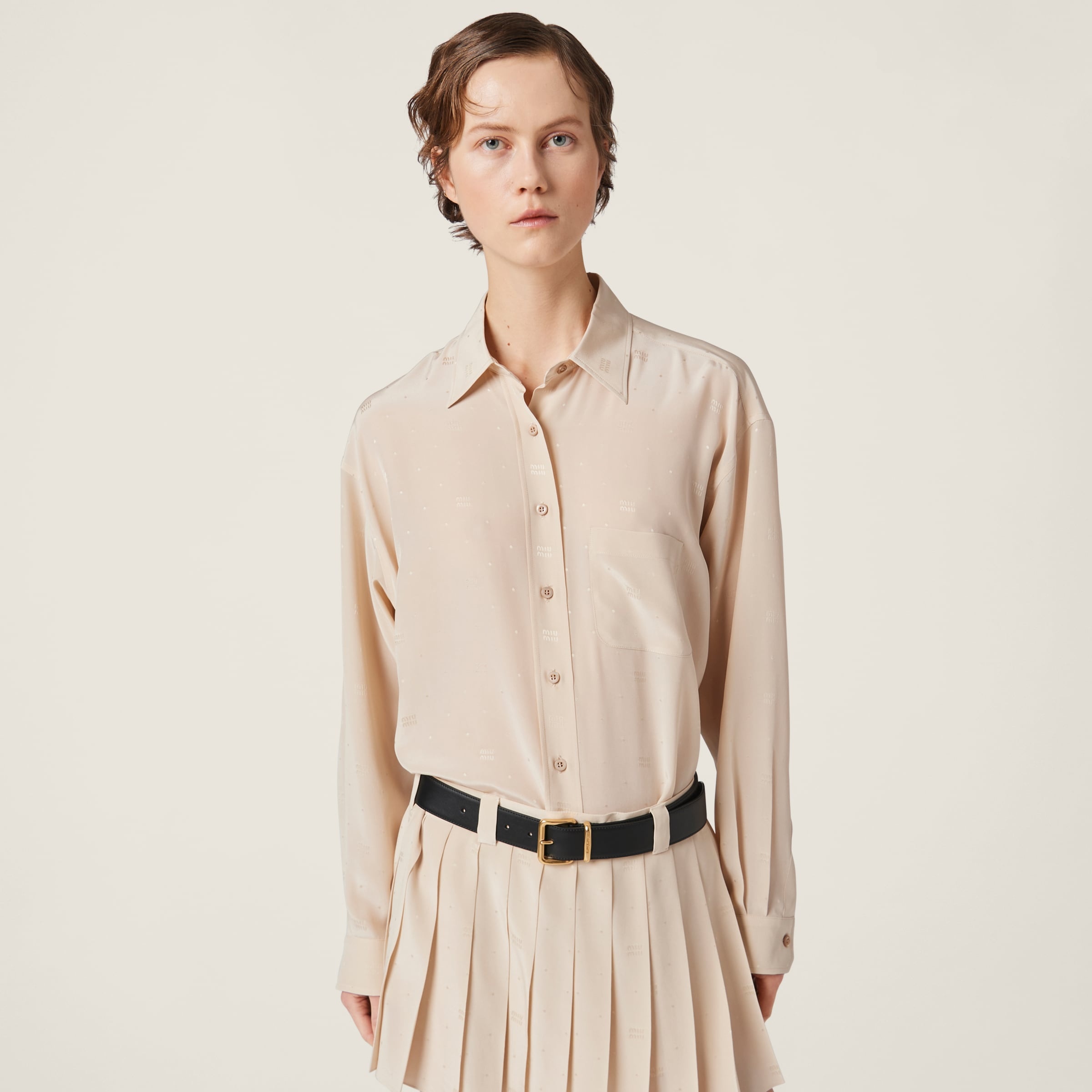Crepe de chine shirt - 2