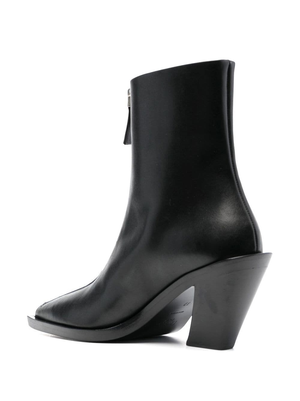 sculpted 85mm block-heel boots - 3